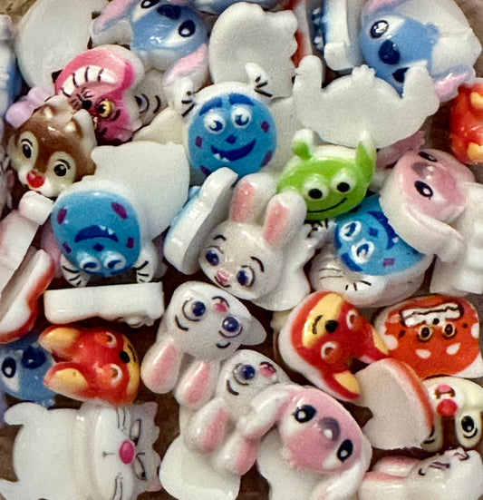 Character Heads Clay Slices