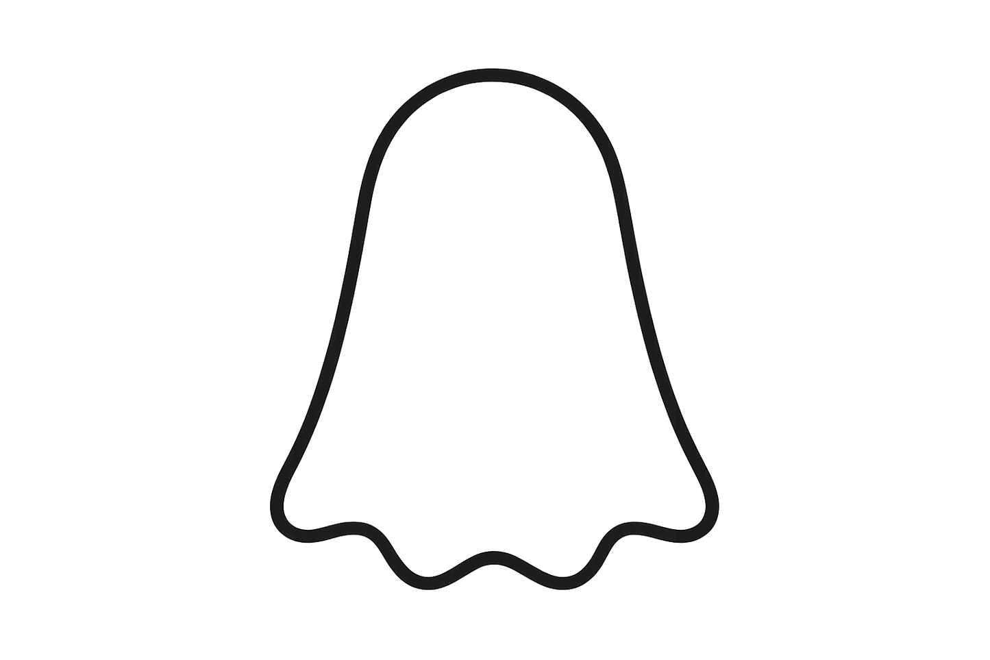 ghost shape silhouette