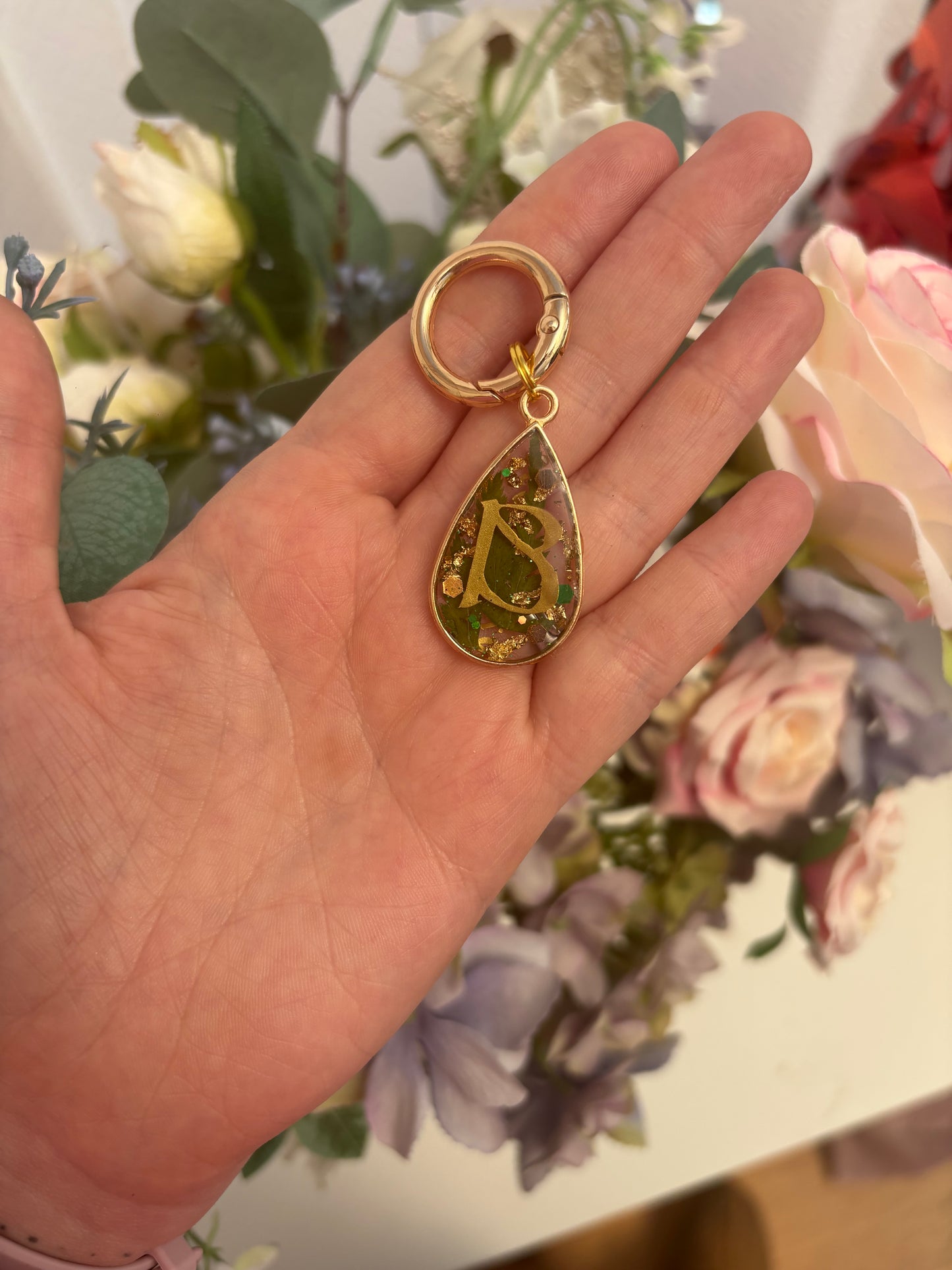 Bezel Pressed Flower Tag ✨