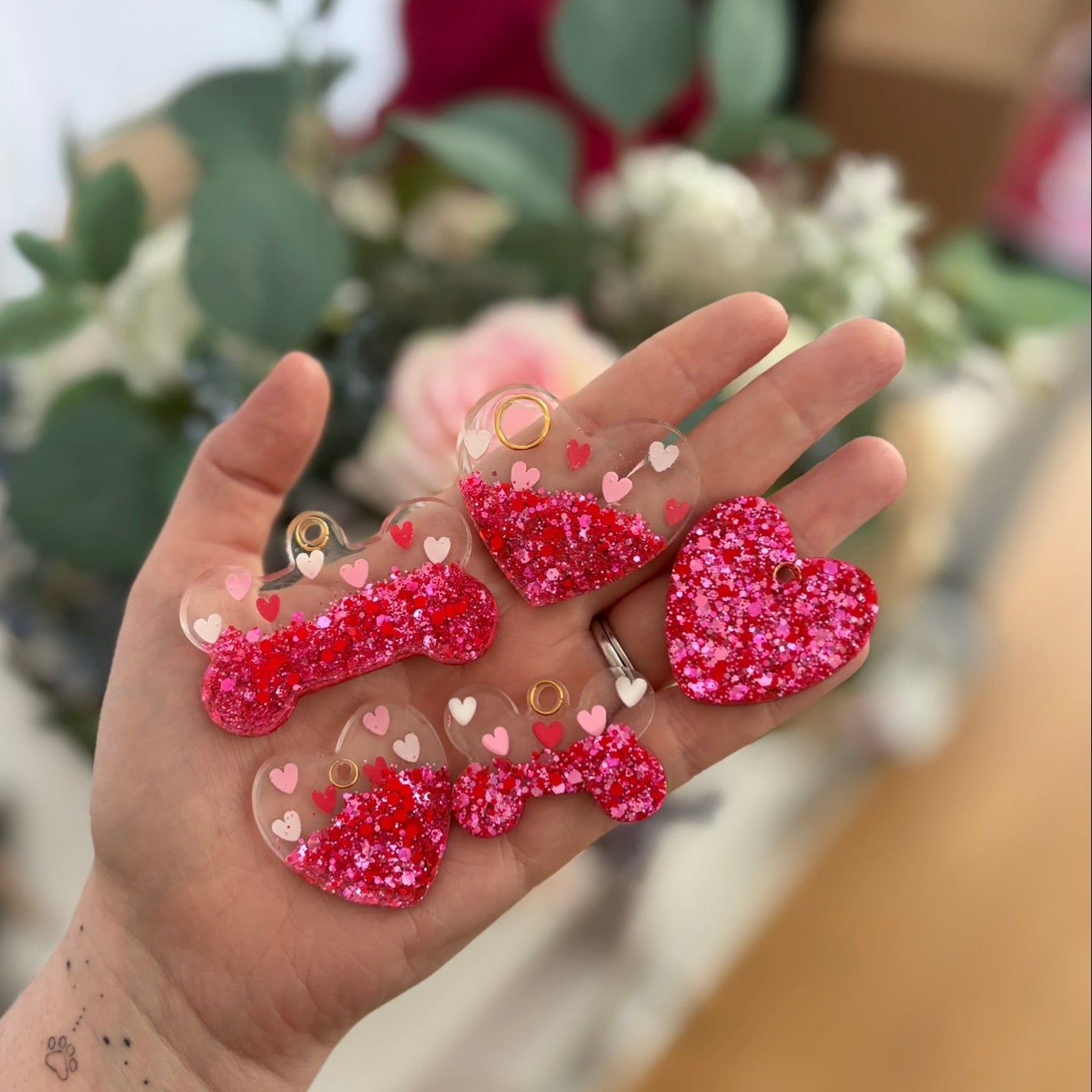 Cupid's Confetti Tag