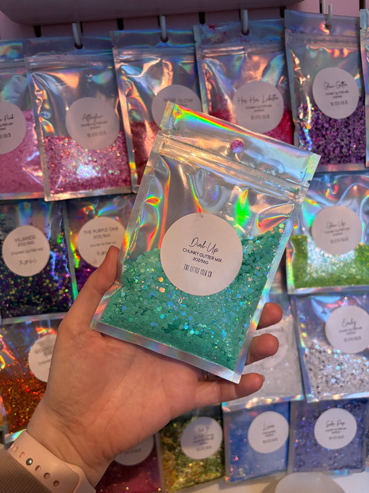 Dial Up Chunky Glitter