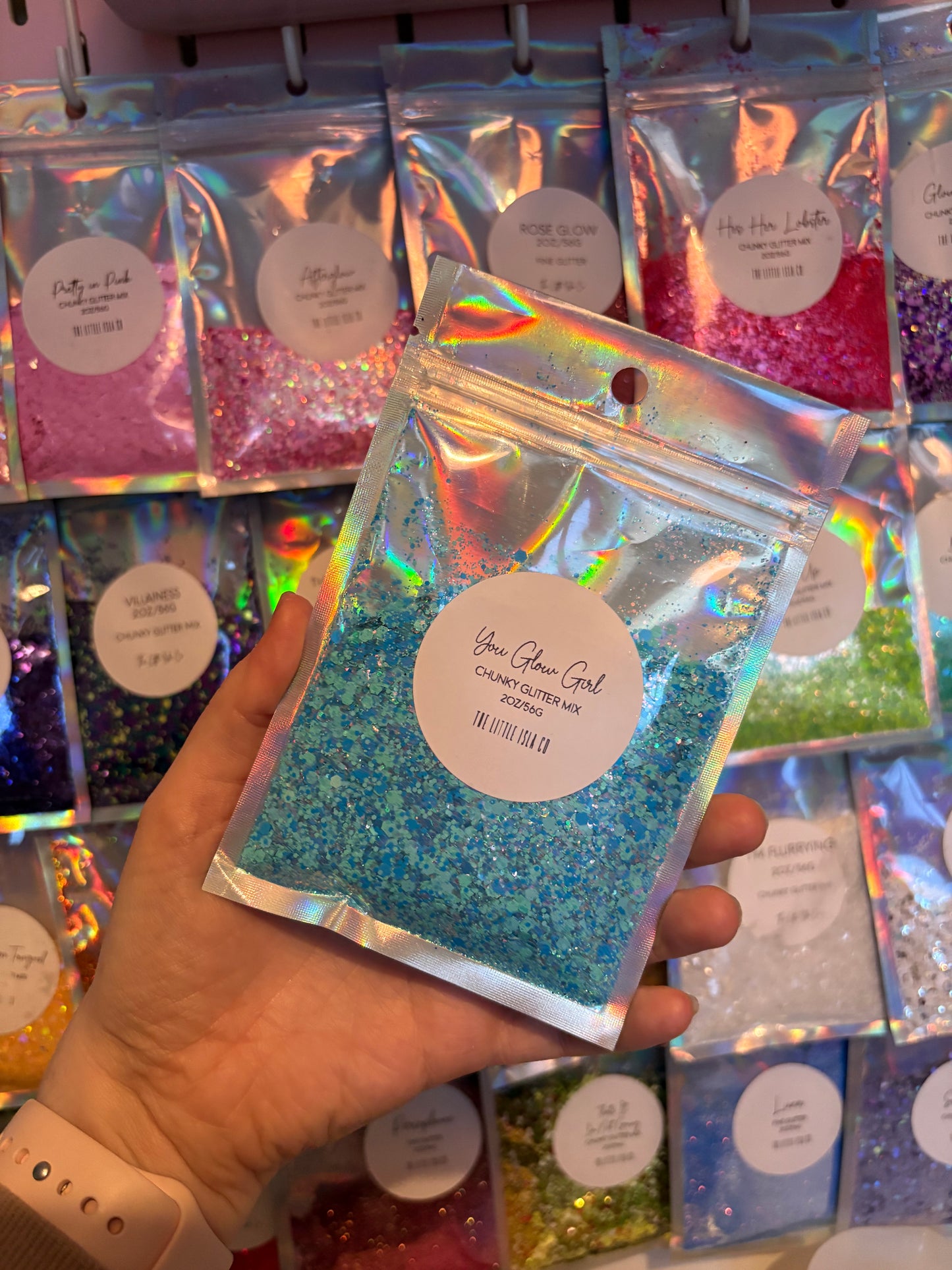 You Glow Girl Glow in the Dark Glitter