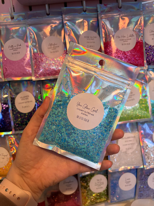 You Glow Girl Glow in the Dark Glitter
