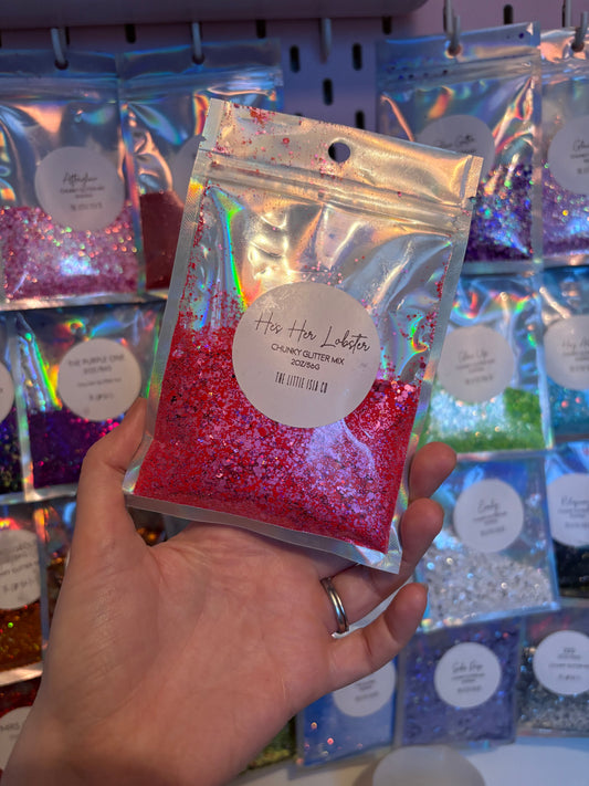 He's Her Lobster Glitter