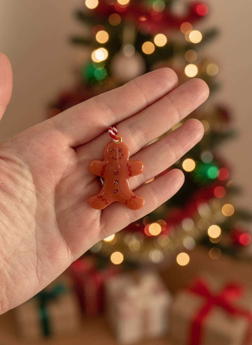 🍪 Gingerbread Man Christmas Charm 🎄