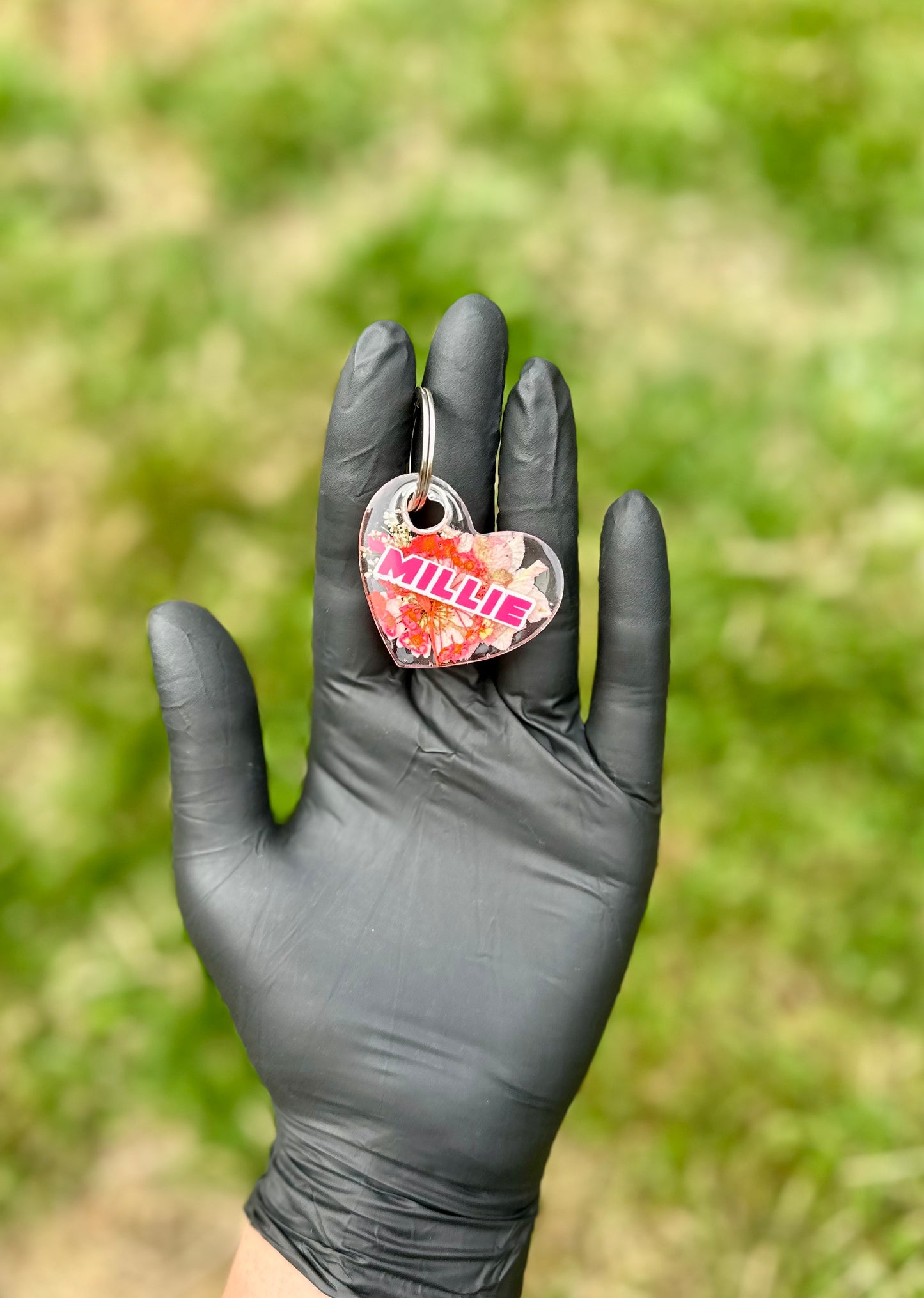 🌸 Personalised Pressed Flower Tag