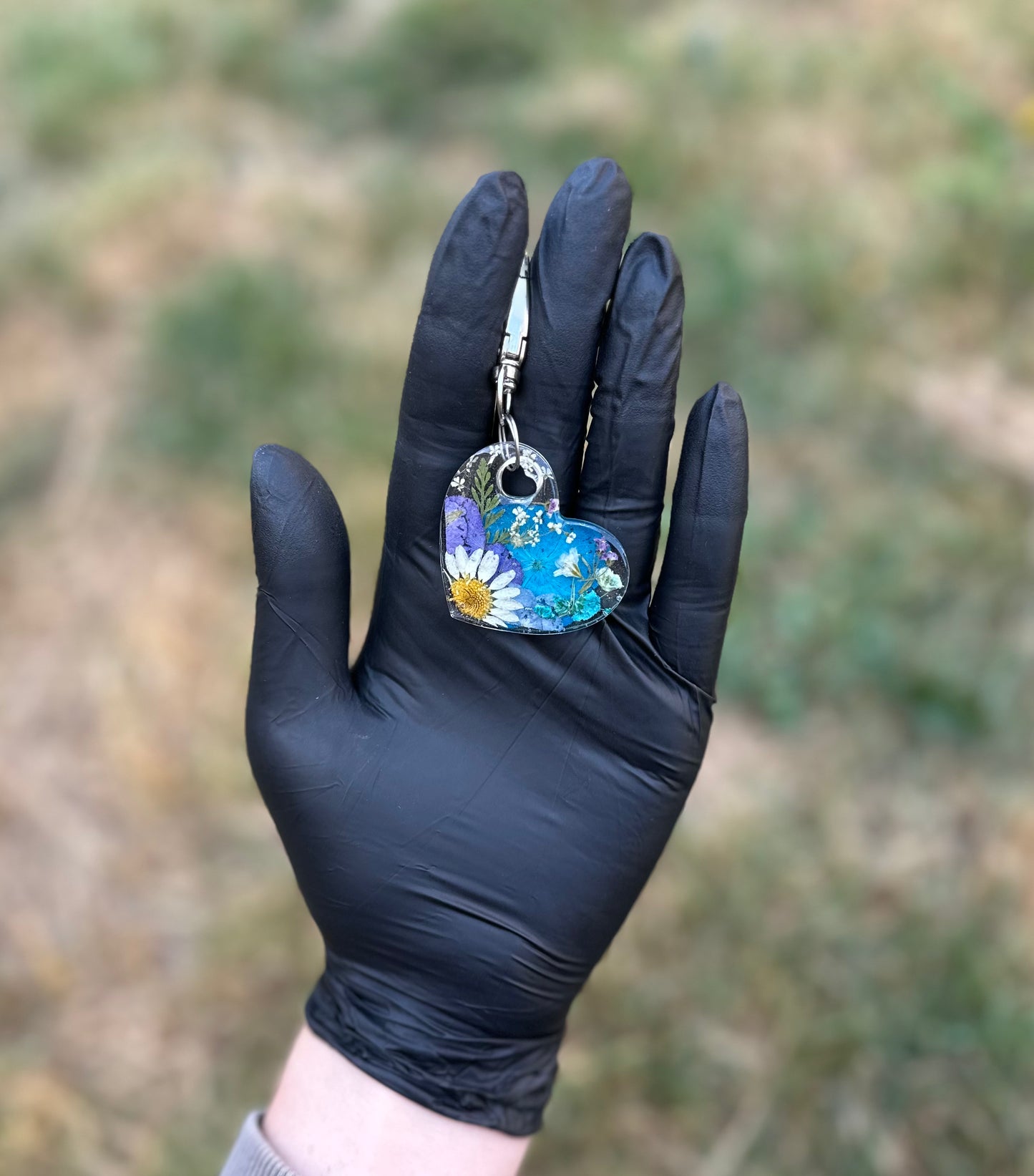 🌸👜 Adult Pressed Flower Keyrings