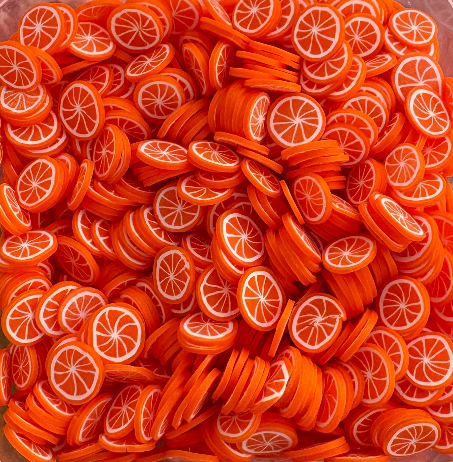 Orange Clay Slices