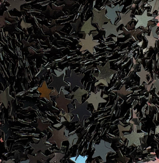 Black Star Confetti