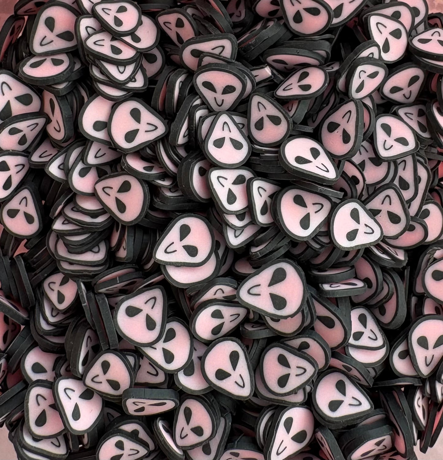 Pink Alien Clay Slices