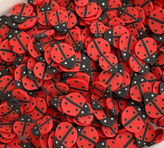 Ladybug Clay Slices
