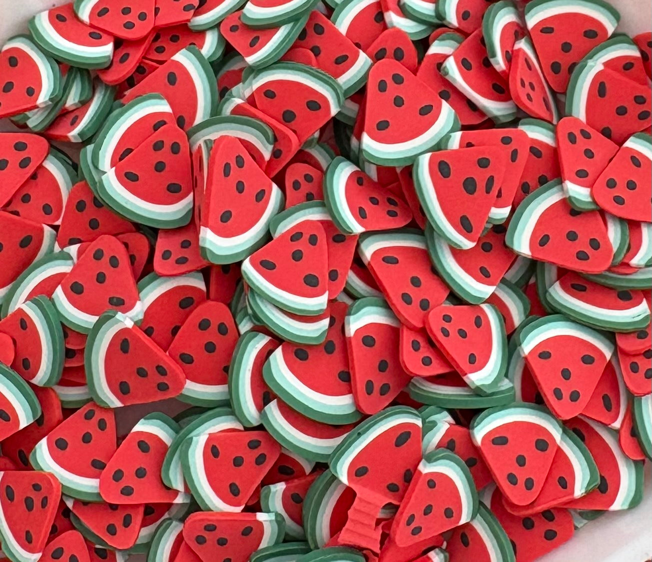 Watermelon Clay Slices