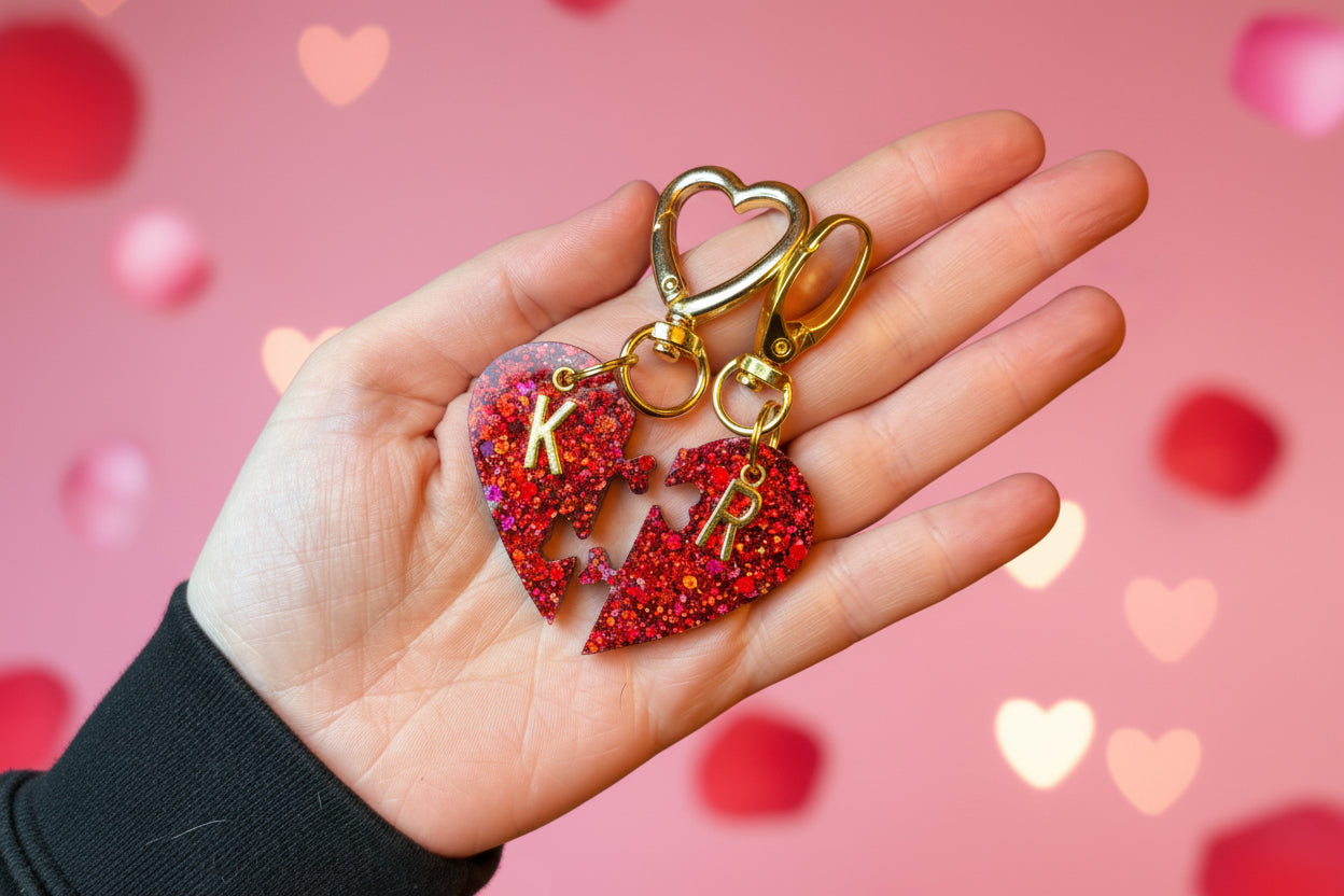 ❤️ Forever Besties – Red Glitter Edition