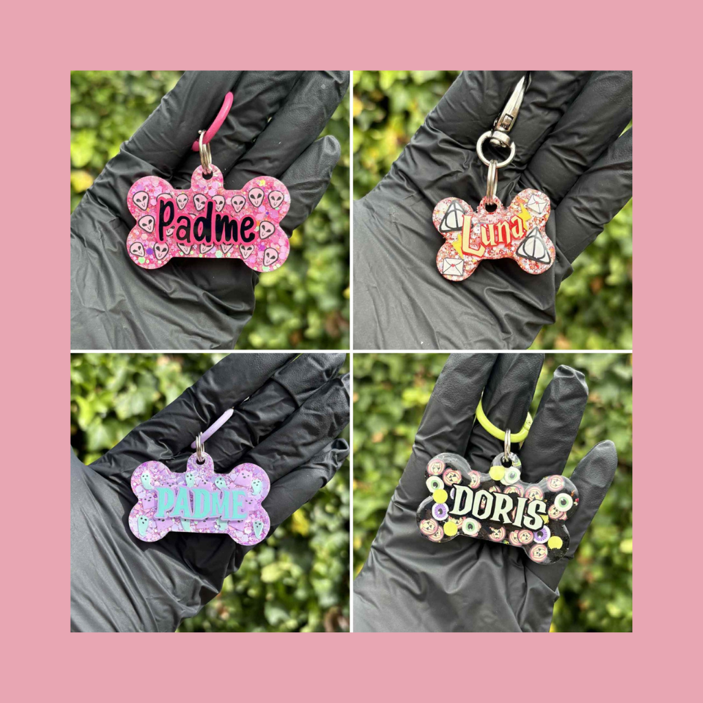 🎃 Halloween Themed Personalised Tag