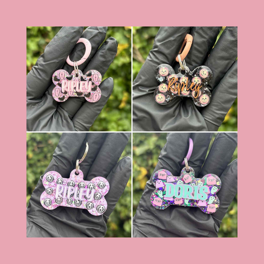 🎃 Halloween Themed Personalised Tag