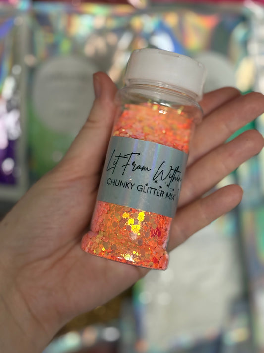 Lit From Within Chunky Glitter