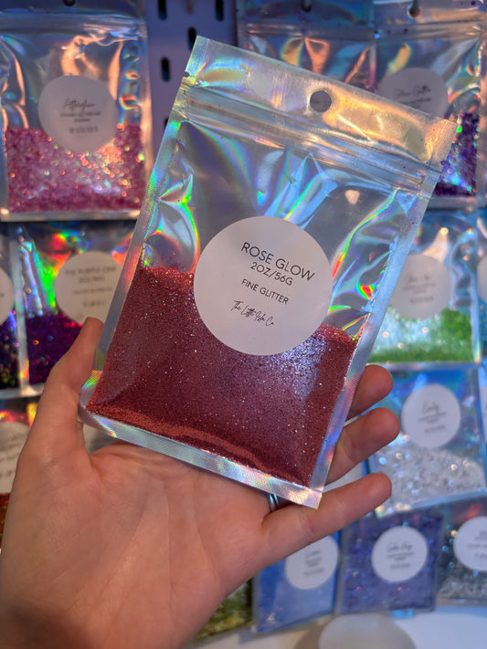 Rose Glow Glitter