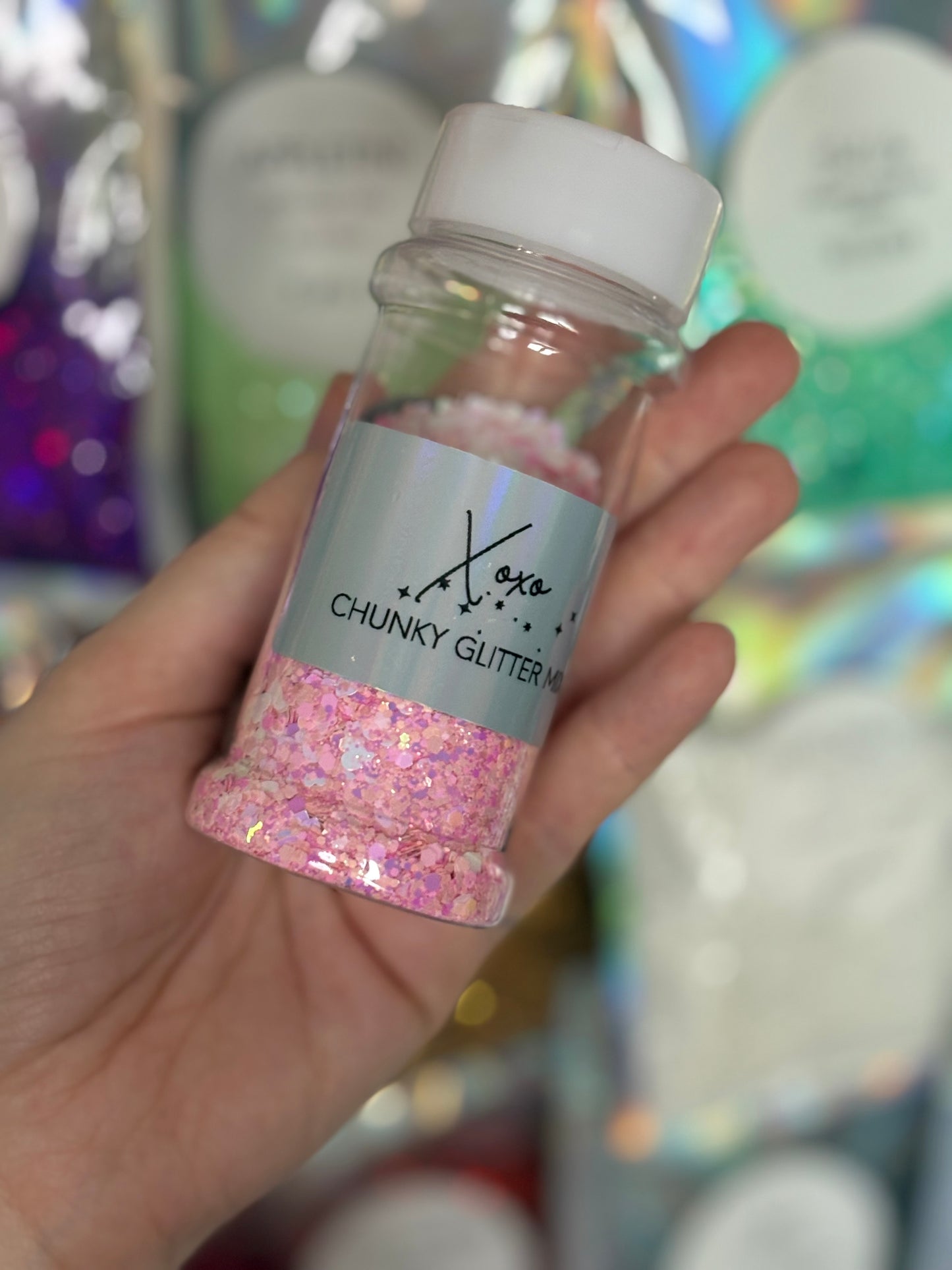 XOXO Chunky Glitter