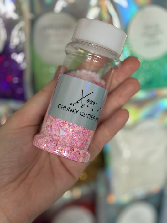 XOXO Chunky Glitter