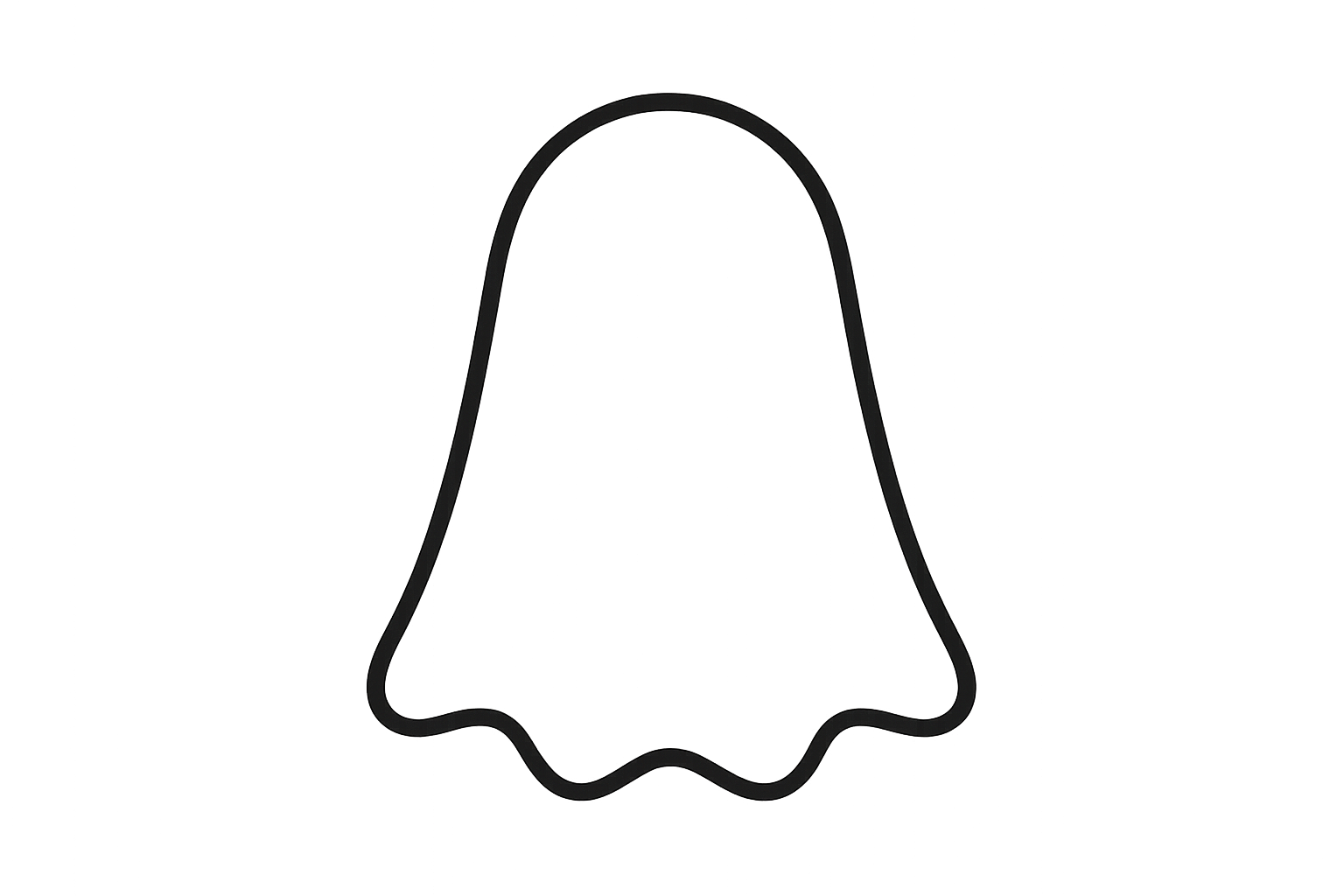 ghost shape silhouette
